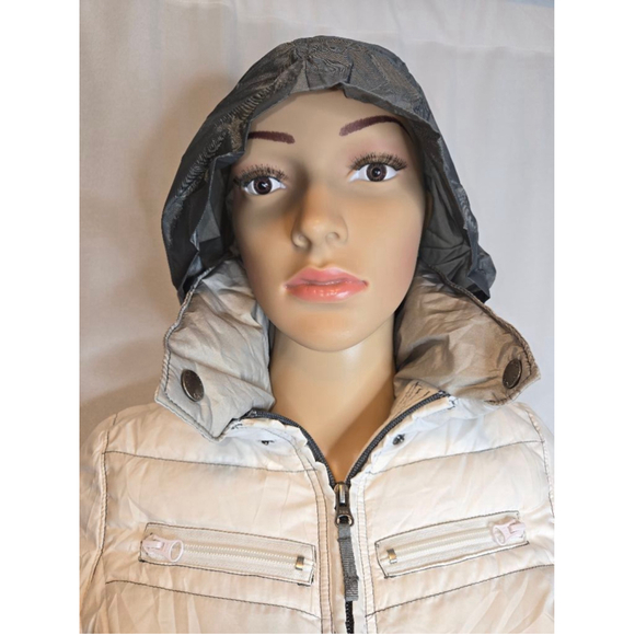 Chevignon Puffer Jacket | Winter | Women | Gray | Size XS - Picture 7 of 11